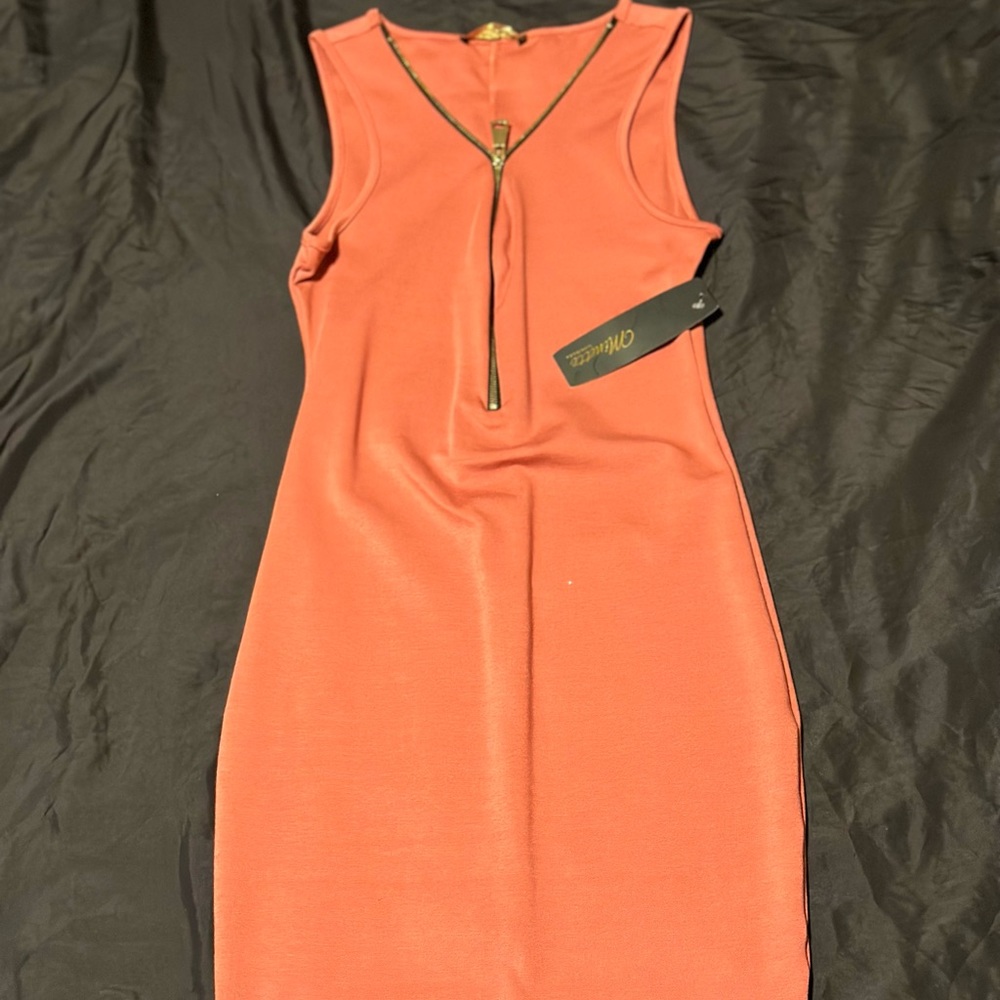 Juniors zipper dress